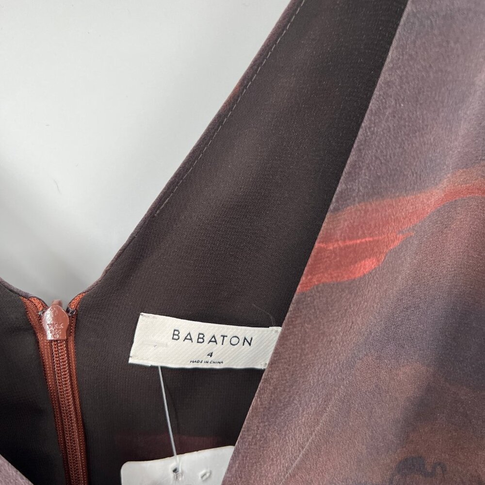 Babaton Corey Silk Sleevless Midi Dress - Picture 4 of 6